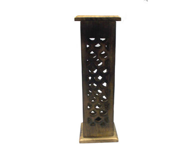 Wood Incense Tower Large