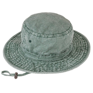 Unisex Aussie Style Washed Cotton Brim Hat