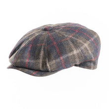 Shelby Mens Checked 8 Panel Cap