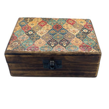 Trad Ceramic Glazed Wood Box