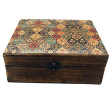 Trad Ceramic Glazed Wood Box