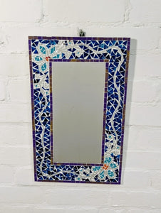 50x30cm Flower Rectangle Mirror