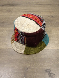 Hemp Cotton Patchwork Hat