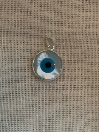 Round Evil Eye Pendant