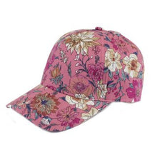 Floral Print Baseball Cap