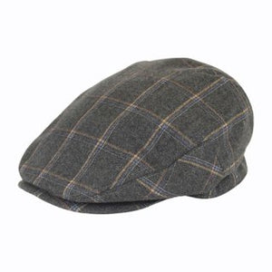 Check Winter Flat Cap