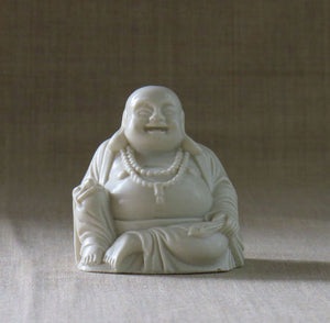 Lucky Buddha Holding Bat