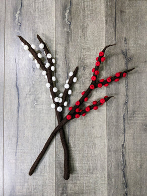 Felt Blossom Twig