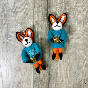 Felt Fox & Present Hanging