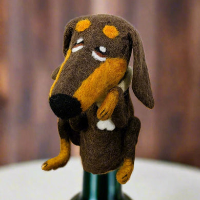 Dog Felt Bottle Top