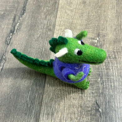 Freestanding Felt Alligator