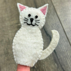 Cat Felt Finger Puppet