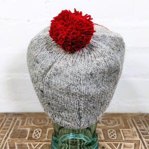 Wool Mushroom Bobble Hat