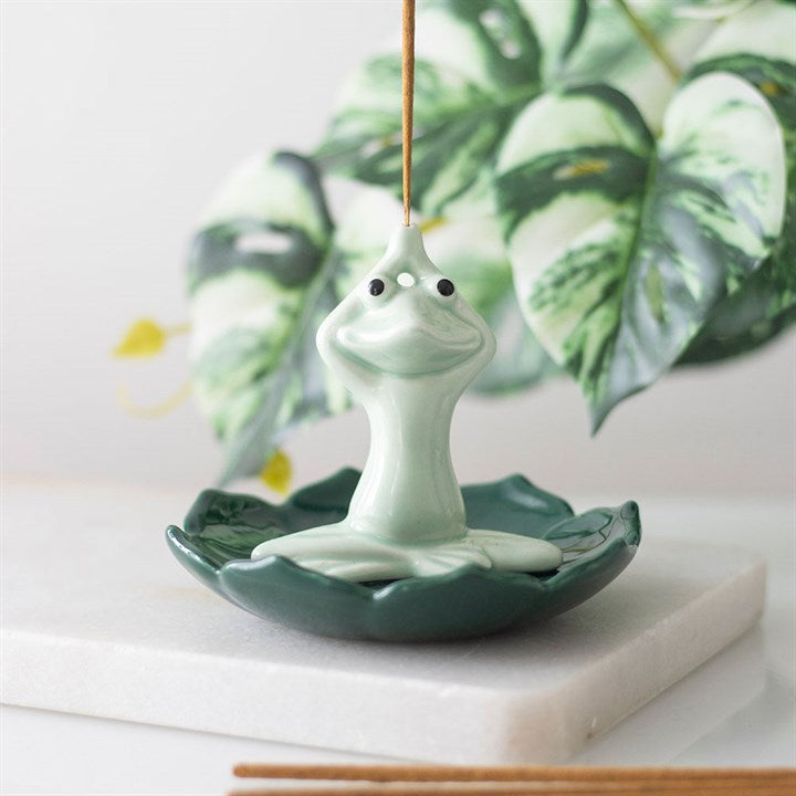 Yoga Frog Incense Burner