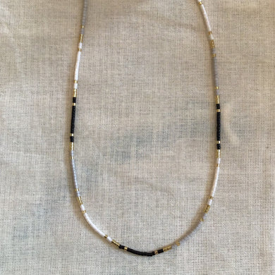 Multi Bead Gold Necklace