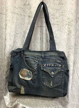 TASH Recycled  X Large Denim Shoulder Bag