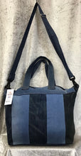 SIMPLE STRIPE Recycled Denim Small Tote Bag