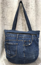 WHISPER SECRET PLEATED Denim Shoulder Bag