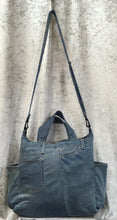 EMS Denim Shoulder Bag With Cross Body Strap