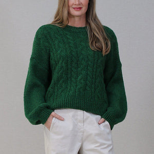 Cable Knit Baggy Jumper