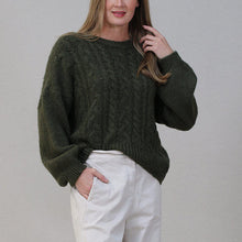 Cable Knit Baggy Jumper