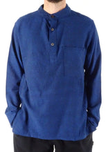NAVY PLAIN 3 Button Shirt
