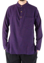 PURPLE PLAIN 3 Button Shirt