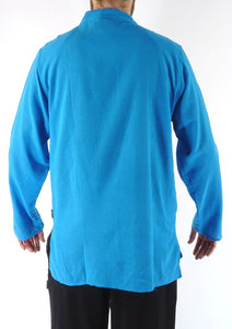 TURQUOISE PLAIN 3 Button Shirt