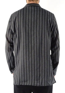 BLACK STRIPE 3 Button Shirt