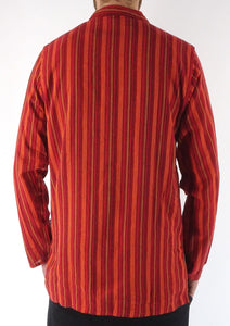RED STRIPE 3 Button Shirt