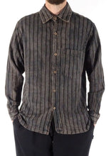 BLACK STONEWASH STRIPE Full Button Shirt