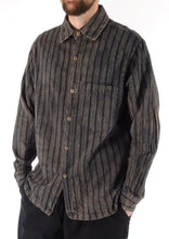 BLACK STONEWASH STRIPE Full Button Shirt