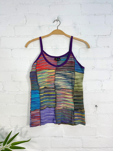 Patch Knitted Vest Top