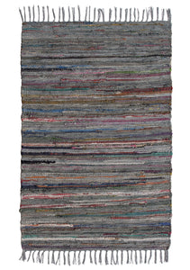 75x120CM Rug, Overdyed Recycled Cotton, Various Colours