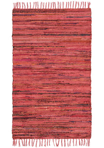75x120CM Rug, Overdyed Recycled Cotton, Various Colours