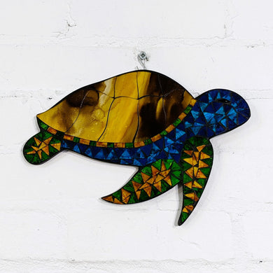 Mosaic Turtle Wall Hanging