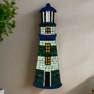 Mosaic Lighthouse Wall Plaque