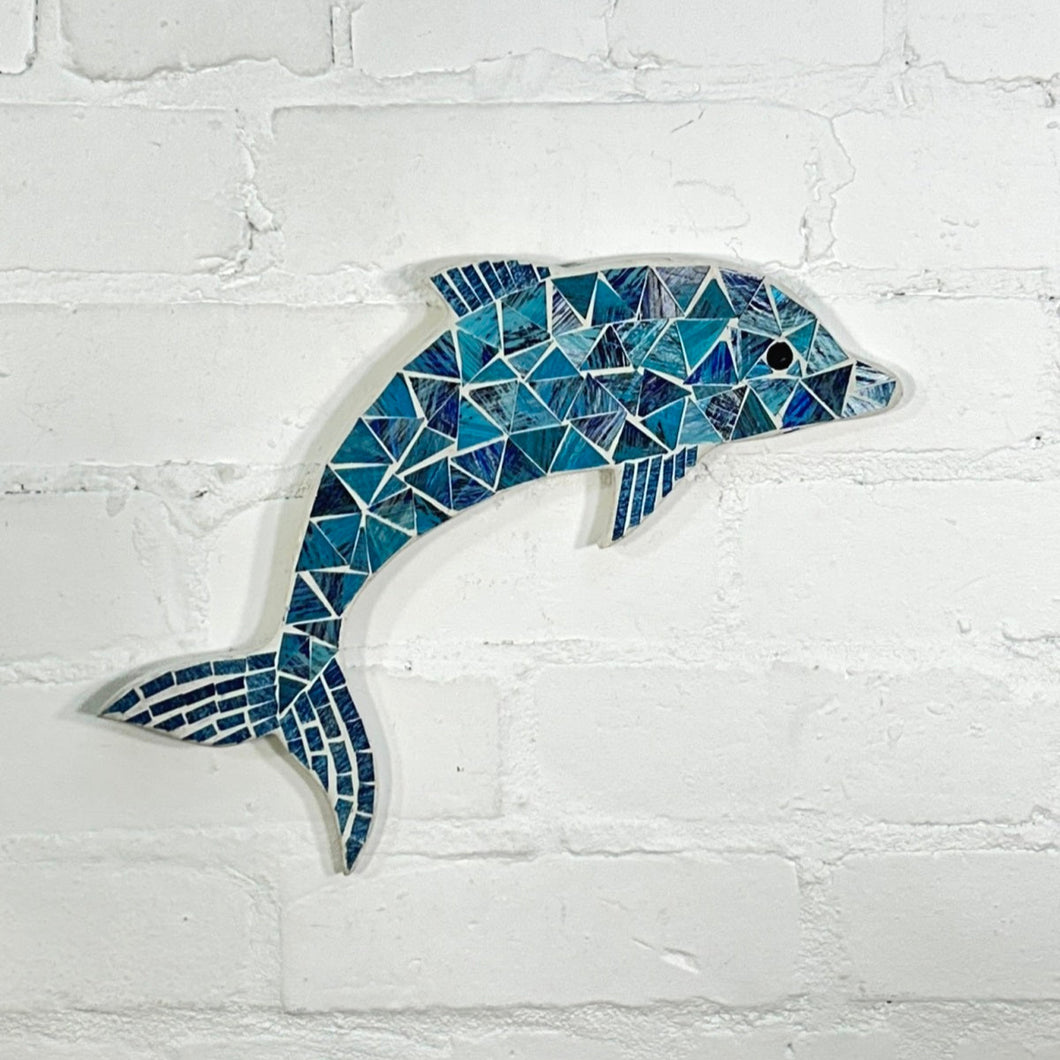 Mosaic Dolphin Wall Hanging