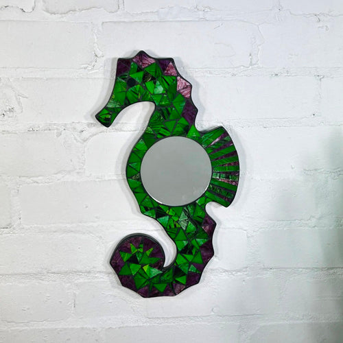 Mosaic Seahorse Mirror