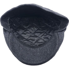 Charles Classic Wool Flat Cap GREY