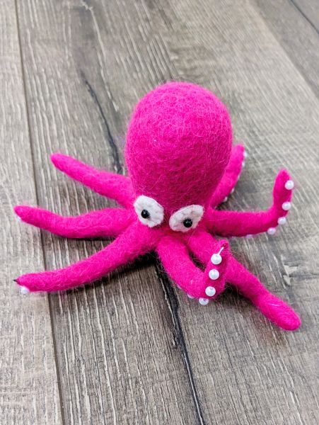 Beaded Felt Octopus