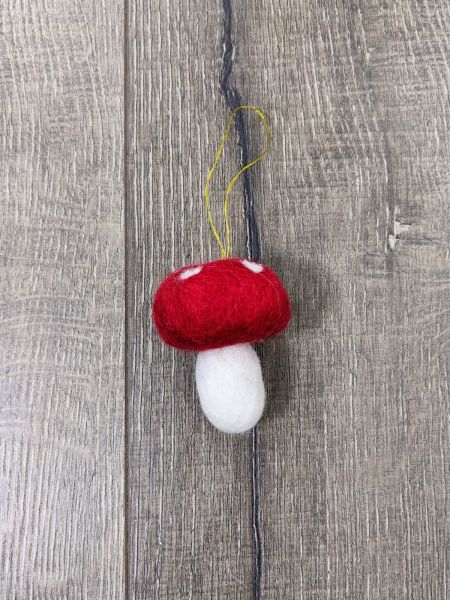 Felt Toadstool Hanging