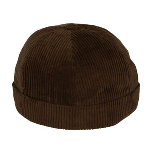 Brown Cord Docker Hat