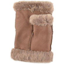 Fingerless Faux Leather & Fur Gloves