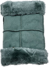 Fingerless Faux Leather & Fur Gloves