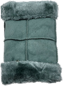Fingerless Faux Leather & Fur Gloves