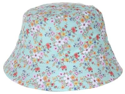 Flower Print Bucket Hat