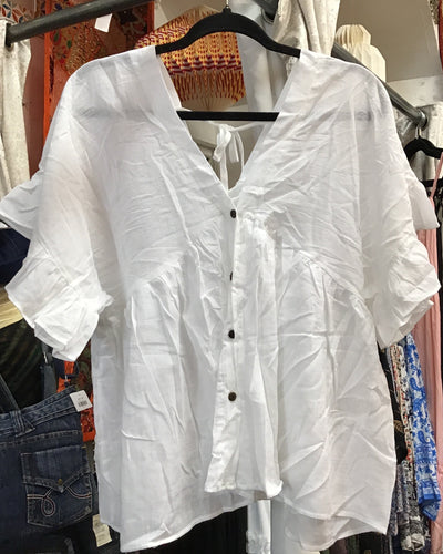 Natalia Tie Back Blouse