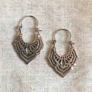 Petal Filigree Hoops 2.2cm