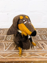 Sebastion Felt Sausage Dog Bottle Topper